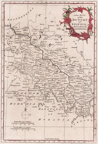 A New Map of the Dutchy of Silesia 1764